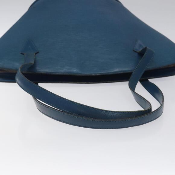 LOUIS VUITTON Epi Saint Jacques Shopping Shoulder Bag Blue M52275 - Picture 7 of 16